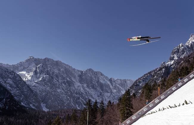 23 03 2019 Planica Ratece SLO FIS World Cup Ski Jump Ski Flying Team Competition Final in picture Markus Eisenbichler GER Markus Eisenbichler of Germany during the team competition of the Ski Flying Hill individual competition of the FIS Ski Jumping World Cup Final 2019 Planica in Ratece Slovenia on 2019 03 23 Ratece  EP_fei