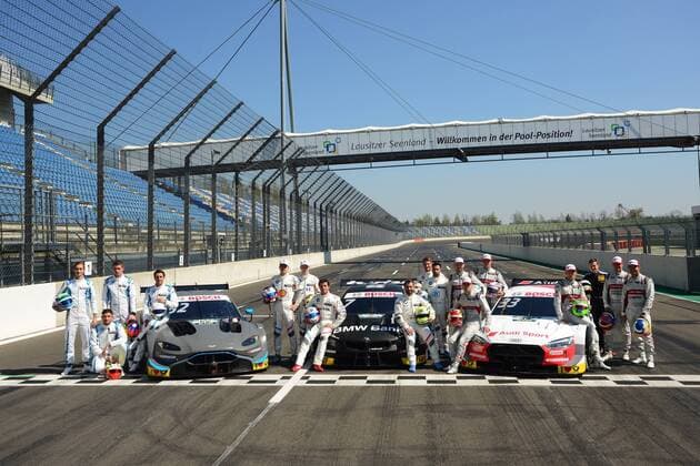 The DTM drivers and cars for the 2019 season during the DTM tests at the Lausitzring Copyright Thomas Pakusch