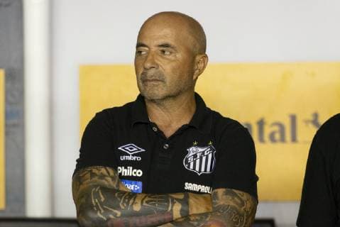 Vasco x Santos RIO DE JANEIRO, RJ - 24.04.2019: VASCO X SANTOS - Technician Jorge Sampaoli during Vasco x Santos for the 4th phase of the Brazil Cup in the return game held at the Estádio de São Januário, Rio de Janeiro, RJ, on the night of Wednesday (24) (Photo: Celso Pupo Fotoarena) x1720546x  CelsoxPupo