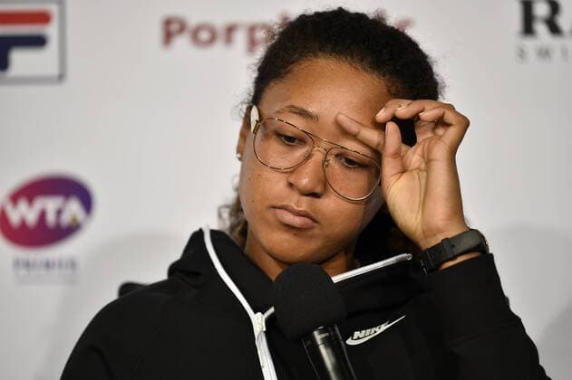 PK Press conference Naomi Osaka JPN has to give up due to injury Semifinal not applicable Tennis Womens Porsche Cup Porsche Tennis Grand Prix GP Stuttgart 2019 Porsche Arena 27 04 2019 Porsche Tennis Grand Prix Stuttgart 2018