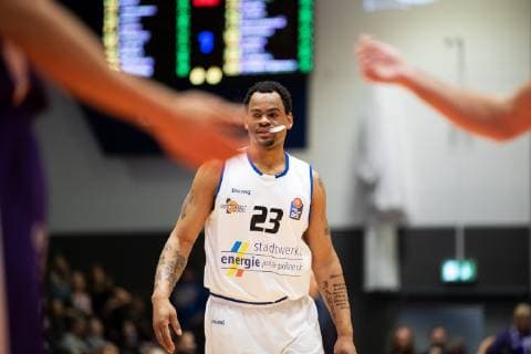 easycredit Basketball Bundesliga 33 4 Matchday on 12 5 2019 between Science City Jena and BG Göttingen Immanuel McElroy Jena in his probably last BBL game Sparkassen Arena Jena