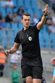 Richard Hempel Referee often in the spotlight, Chemnitzer FC vs FSV Zwickau, Football, Sachsenpokal, 25 05 2019 DFL REGULATIONS PROHIBIT ANY USE OF PHOTOGRAPHS AS IMAGE SEQUENCES AND OR QUASI VIDEO Chemnitzer FC vs FSV Zwickau, Football, Sachsenpokal, 25 05 2019 Chemnitz Copyright: xBertxHarzer xEibner-Pressefotox EP_bhr