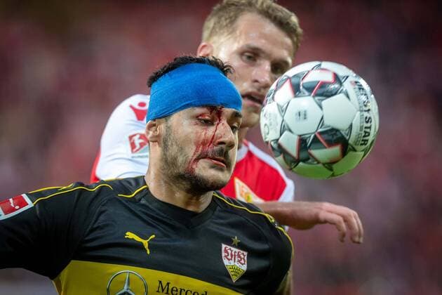 Football Berlin 27 05 2019 Season 2018 2019 Relegation to 1 Bundesliag Relegation match 1 FC Union Berlin VFB Stuttgart 0 0 Ozan Kabak 18, vo injury Sebastian Andersson Union, No 10