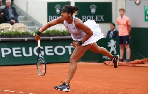 Japanese Naomi Osaka pictured in action during the match between Japanese Noami Ozaka WTA, Tennis Damen 1) and Victoria Azarenka, in the women s singles second round at the Roland Garros French Open tennis tournament, in Paris, France, Thursday 30 May 2019. The main draw of this year s Roland Garros Grand Slam takes place from 26 May to 9 June. VIRGINIExLEFOUR  x05595302x