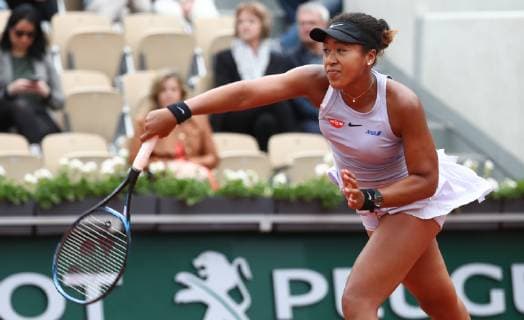 Japanese Naomi Osaka pictured in action during the match between Japanese Noami Ozaka WTA, Tennis Damen 1) and Victoria Azarenka, in the women s singles second round at the Roland Garros French Open tennis tournament, in Paris, France, Thursday 30 May 2019. The main draw of this year s Roland Garros Grand Slam takes place from 26 May to 9 June. VIRGINIExLEFOUR  x05595304x