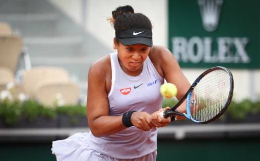 Japanese Naomi Osaka pictured in action during the match between Japanese Noami Ozaka WTA, Tennis Damen 1) and Victoria Azarenka, in the women s singles second round at the Roland Garros French Open tennis tournament, in Paris, France, Thursday 30 May 2019. The main draw of this year s Roland Garros Grand Slam takes place from 26 May to 9 June. VIRGINIExLEFOUR  x05595295x