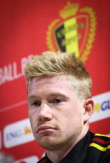 Belgium s Kevin De Bruyne pictured during a press conference, PK, Pressekonferenz before training session of Belgian national soccer team the Red Devils, Friday 07 June 2019 in Tubize. Tomorrow the team will meet Kazakhstan in an UEFA EURO, EM, Europameisterschaft,Fussball 2020 qualification game, on Tuesday they ll play Scotland. BELGA PHOTO VIRGINIE LEFOUR