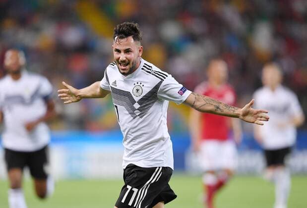 FOOTBALL UEFA U21 EUROPEAN CHAMPIONSHIP 2019 in Italy Germany Denmark 17 06 2019 JUBEL Germany Scorers to 1 0 Marco Judge
