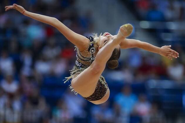 2nd European Games 23 06 2019 Dina Averina RUS at second day of RG competition 2nd European Games on 23 06 2019 in the Minsk Arena in Minsk Belarus xufax