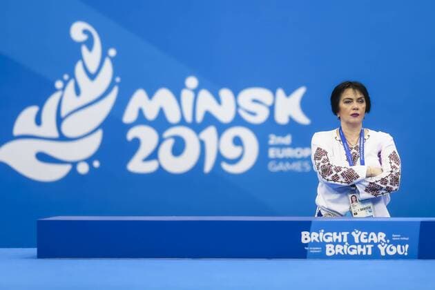 2nd European Games 23 06 2019 Irina Deriugina at second day of RG competition 2nd European Games on 23 06 2019 in the Minsk Arena in Minsk Belarus xufax