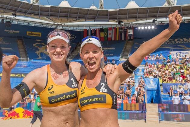 FIVB Beach Volleyball World Championships Hamburg 2019 30 06 2019 Julia Sude, Karla Borger GER FIVB Beach Volleyball World Championships Hamburg 2019 on 30 06 2019, Hamburg xPWx