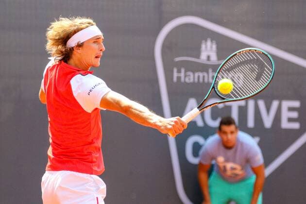 Alexander Zeverev GER , Double Zverev Zverev vs. Lenz Masur, Hamburg European Open 2019, ATP 500, Hamburg, 24 07 2019,