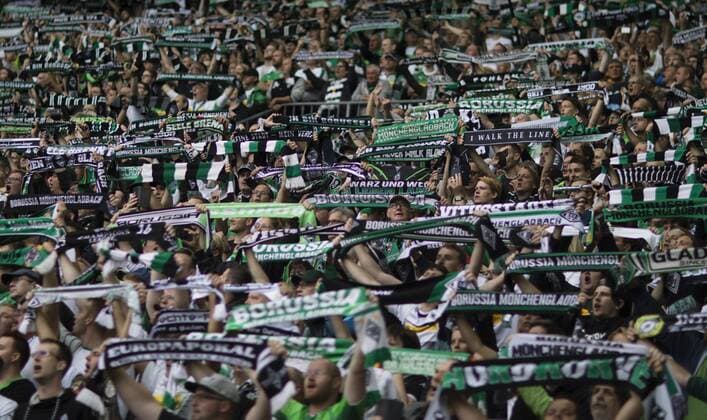 17 08 2019 Borussia Fans Borussia Mönchengladbach FC Schalke 04 mm