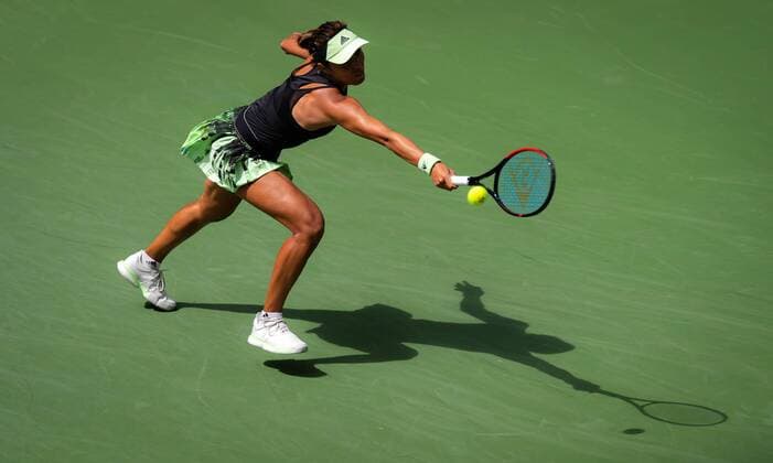 September 1, 2019, New York, NEW YORK, United States: Qiang Wang of China in action during her fourth-round match at the 2019 US Open Grand Slam tennis tournament against Ashleigh Barty of Australia US Open 2019, Tennis, New York City, United States, Sep 1 - ZUMAa181 20190901_zaa_a181_162 Copyright: xAFP7x