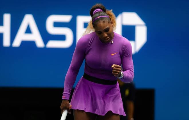 September 1, 2019, New York, NEW YORK, United States: Serena Williams of the United States in action during her fourth-round match at the 2019 US Open Grand Slam tennis tournament against Petra Martic of Croatia US Open 2019, Tennis, New York City, United States, Sep 1 - ZUMAa181 20190901_zaa_a181_186 Copyright: xAFP7x