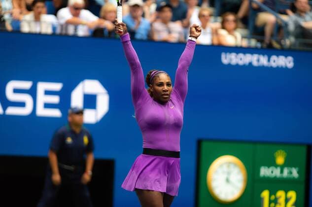 September 1, 2019, New York, NEW YORK, United States: Serena Williams of the United States in action during her fourth-round match at the 2019 US Open Grand Slam tennis tournament against Petra Martic of Croatia US Open 2019, Tennis, New York City, United States, Sep 1 - ZUMAa181 20190901_zaa_a181_191 Copyright: xAFP7x