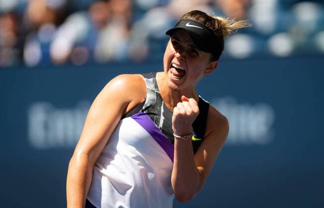 September 3, 2019, New York, NEW YORK, United States: Elina Svitolina of the Ukraine in action during her quarter-final match at the 2019 US Open Grand Slam tennis tournament against Johanna Konta of Great Britain US Open 2019, Tennis, New York City, United States, Sep 3 - ZUMAa181 20190903_zaa_a181_079 Copyright: xAFP7x