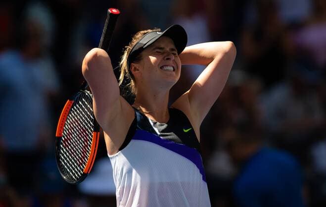 September 3, 2019, New York, NEW YORK, United States: Elina Svitolina of the Ukraine celebrates winning her quarter-final match at the 2019 US Open Grand Slam tennis tournament against Johanna Konta of Great Britain US Open 2019, Tennis, New York City, United States, Sep 3 - ZUMAa181 20190903_zaa_a181_089 Copyright: xAFP7x