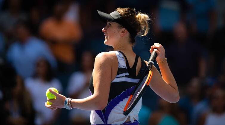 September 3, 2019, New York, NEW YORK, United States: Elina Svitolina of the Ukraine celebrates winning her quarter-final match at the 2019 US Open Grand Slam tennis tournament against Johanna Konta of Great Britain US Open 2019, Tennis, New York City, United States, Sep 3 - ZUMAa181 20190903_zaa_a181_095 Copyright: xAFP7x