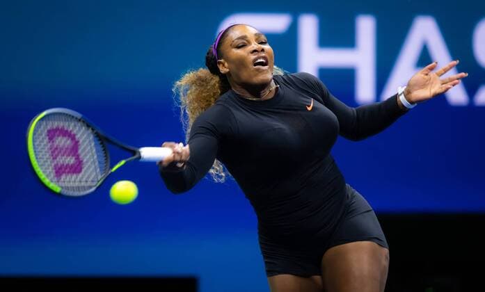 September 5, 2019, New York, NEW YORK, UNITED STATES: Serena Williams of the United States in action during her semi-final match at the 2019 US Open Grand Slam tennis tournament against Elina Svitolina of the Ukraine US Open 2019, Tennis, New York City, United States, Sep 5 - ZUMAa181 20190905_zaa_a181_076 Copyright: xAFP7x