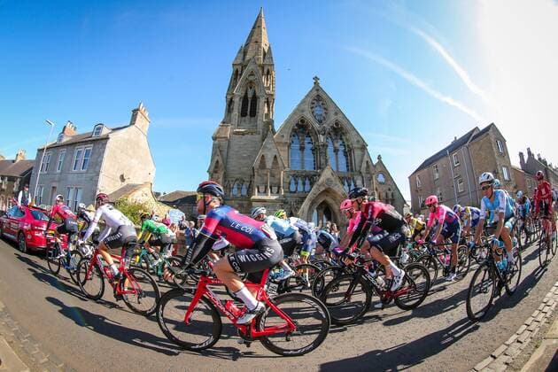 Start of the 2 stage of the 16 Tour of Britain 2019 in Kelso Scotland Landscape Landscape Feature Nature Background Illustration Impression Overview compact drivers field Action Racing scene Landscape horizontal Horizontal Event Event 16 OVO Energy Tour of Britain 2 stage Stage 2 Kelso to Kelso 165 9 km Location Kelso Region Scottish Borders Land Country Scotland Scotland Date 08 09 2019 Cycling Cycling 16 OVO Energy Tour of Britain 2 stage 08 09 2019