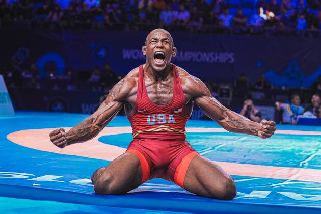 World Wrestling Championship 2019 FS 92kg J den michael tbory COX USA df Alireza mohammad KARIMIMACHIANI IRI