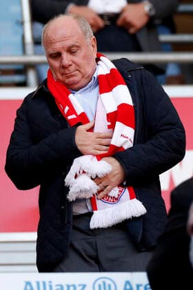 HOENESS Uli President Team FC Bayern Muenchen DFL Football Bundesliga Season 2019 2020 Match FC Bayern Muenchen 1 FC Cologne on 21 09 2019 in the Allianzarena DFL REGULATIONS PROHIBIT ANY USE OF PHOTOGRAPHS as IMAGE SEQUENCES and or QUASI VIDEO