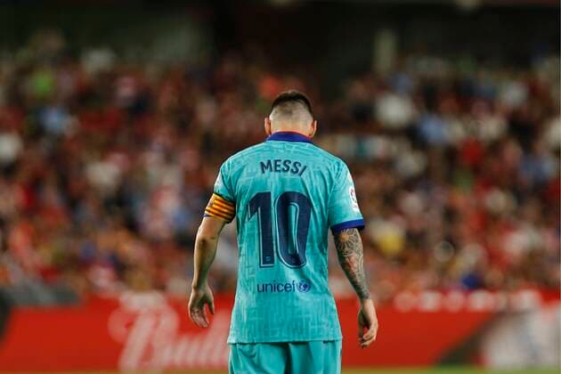 Leo Messi During match Granada CF versus FC Barcelona at Los Carmenes stadium Saturday 21 September 2019 Cordon Press  xAntonioxLuisxJuarezx xFutbolx19 20x