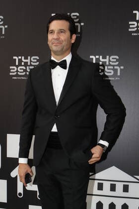 Santiago Solari during the FIFA Best Awards at the La Scala Theatre, Milan. Picture date: 23rd September 2019. Picture credit should read: Jonathan Moscrop Sportimage EDITORIAL USE ONLY. No use with unauthorised audio, video, data, fixture lists, club league logos or live services. Online in-match use limited to 120 images, no video emulation. No use in betting, games or single club league player publications. SPI-0222