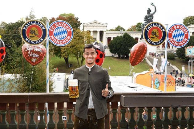 Philippe Coutinho Football FC Bayern Munich at the Oktoberfest 06 10 2019