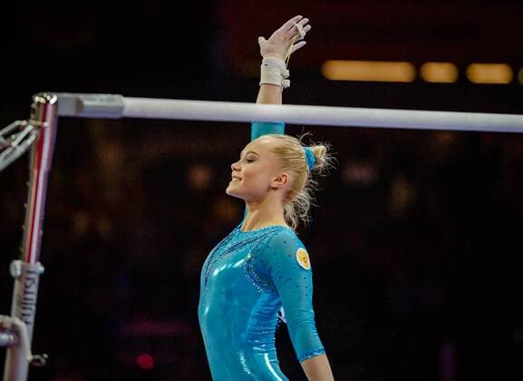 MELNIKOVA Angelina RUS Gymnastics World Championships 2019 Stuttgart Germany 2019 10 12 at the World Championships Stuttgart 2019 Stuttgart 13 10 19 Gymnastics World Championships , Stuttgart Baden Wuerttemberg Germany
