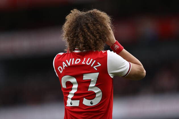 November 2, 2019, London, United Kingdom: David Luiz of Arsenal reacts during the Premier League match between Arsenal FC and Wolverhampton Wanderers Emirates Stadium. Arsenal FC Vs Wolverhampton Wanderers in London, UK - 02 Nov 2019 - ZUMAs197 20191102_zab_s197_044 Copyright: xRichardxCalverx