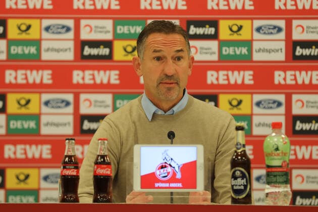 Press Conference 1 FC Cologne 1 Soccer Bundesliga Season 2019 2020 Geißbockheim Cologne Germany Date 07 11 2019 Coach Achim Beierlorzer 1 FC Cologne