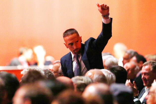 Franck Ribery thanks the members Football Olympic Hall Annual General Meeting of FC Bayern München eV 15 11 2019