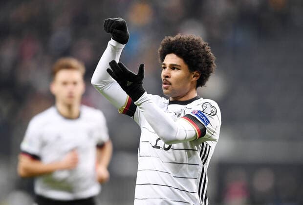 Football International EM 2020 Qualification Group C in Frankfurt Germany Northern Ireland 19 11 2019 JUEBL Germany Scorers for 3 1 Serge Gnabry