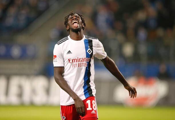 Photo skeptical face at Bakery Jatta HSV Football 2 League on Fr 06 12 2019 Hamburger SV 1 FC Heidenheim