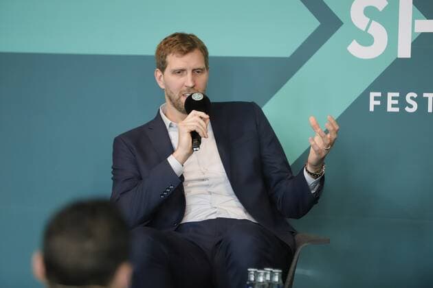 09 12 2019 Frankfurt, Kunstverein Familie Montez DFB Akademie Opening of leadership motto role models in front of Dirk Nowitzki Germanys most successful basketball player