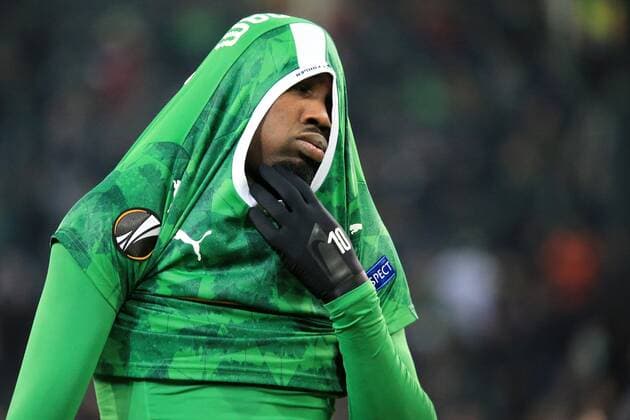 Moenchengladbach, Borussia Park, 12 12 19, Europa League Borussia Moenchengladbach Istanbul Basaksehir FK Marcus Thuram Gladbach Europa League Borussia Moenchengladbach Istanbul Basaksehir FK Moenchengladbach Copyright: xEibner-Pressefotox EP_eer