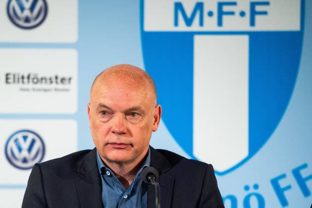191213 Coach Uwe Rösler announces his departure during a press conference with Malmö FF on December 13, 2019 in Malmö,  Copyright: CHRISTOFFERxBORGxMATTISSON BB191213CB008