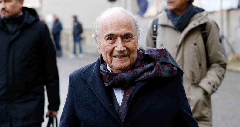 13 12 2019 Zurich , SWITZERLAND , Commemoration of football legend Köbi Kuhn Grossmünster Zurich In picture Ex FIFA President Sepp Blatter