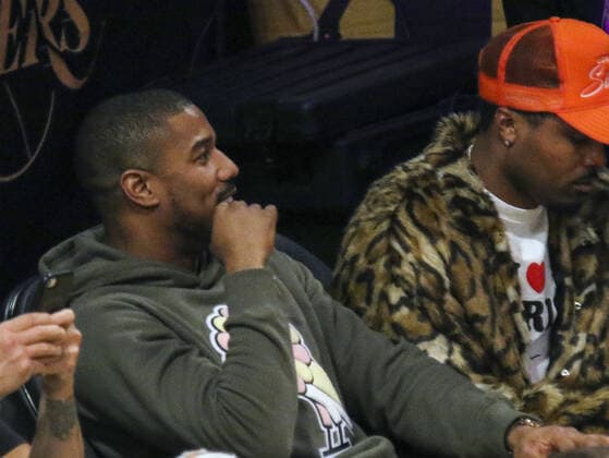 December 25, 2019, Los Angeles, California, USA: Actor Michael B. Jordan attends the contest as the host Los Angeles Lakers fall to the visiting Los Angeles Clippers 106-111 on Wednesday December 25, 2019 at the Staples Center in Los Angeles, California. BURT HARRIS PI Lakers Fall to Clippers, 106-111 - ZUMAp124 20191225_zaa_p124_015 Copyright: xBurtxHarrisx