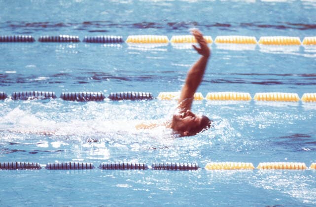 BAU Germany 1972 Munich Olympic Games, swimming, portrait, Mark Spitz USA