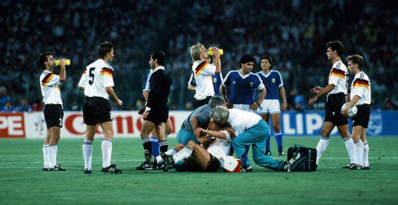 Germany Argentina Italy, Rome, 08 07 1990, Football, FIFA World Cup 1990 in Italy, Final, DFB Germany Argentina 1 0 Guido Buchwald Germany