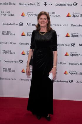 Ulrike NASSE MEYFARTH, former high jumper, red carpet, Red Carpet Show, Ball des Sports on 01 02 2020 in Wiesbaden