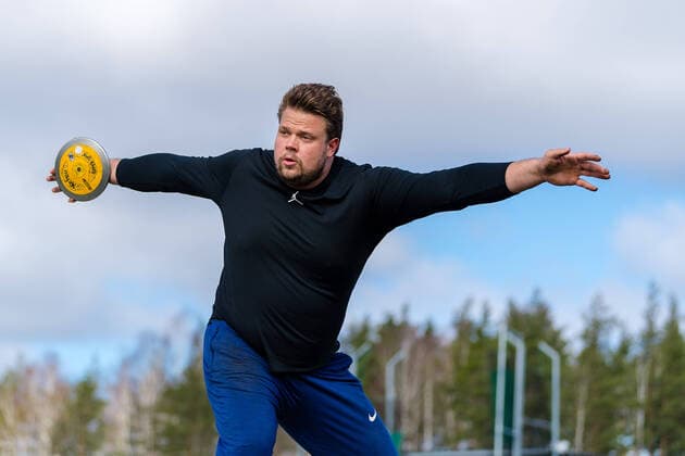 200415 Daniel Stahl, Sparvägens FK, during a training session on April 15, 2020 in Växjö,  Copyright: JONASxLJUNGDAHL BB200415JO011