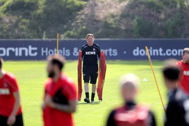 Sport 1 FC Köln Training Coach Markus Gisdol 1 FC Köln 17 04 2020