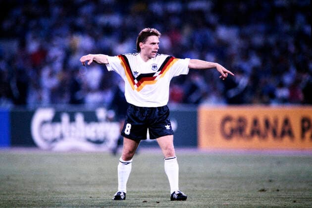 HAESSLER Thomas Team Germany Team Germany World Champions FIFA World Cup 1990 in Italy Final Germany Argentina 1 0 on 08 07 1990 in Rome