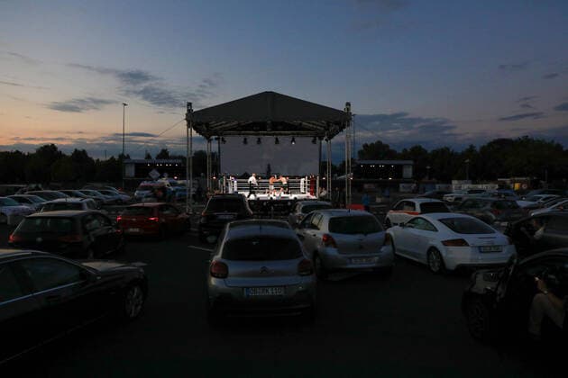 DRIVE IN BOXING NIGHT on 11 07 2020 at the drive-in cinema Duesseldorf DRIVE IN BOXING NIGHT on 11 07 2020 at the drive-in cinema Duesseldorf Copyright: xBEAUTIFULxSPORTS KennyxBeelex