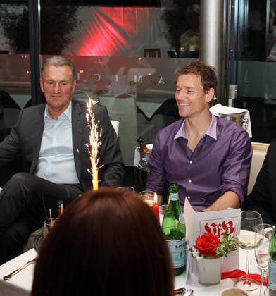 08 05 2010 VfB Stuttgart Season Closing Party Germany, Stuttgart, 08 05 2010, Football, Bundesliga, Season 2009 2010, VfB Stuttgart Season Closing Party in the Restaurant Amici by Jochen Rücker, Jens Lehmann