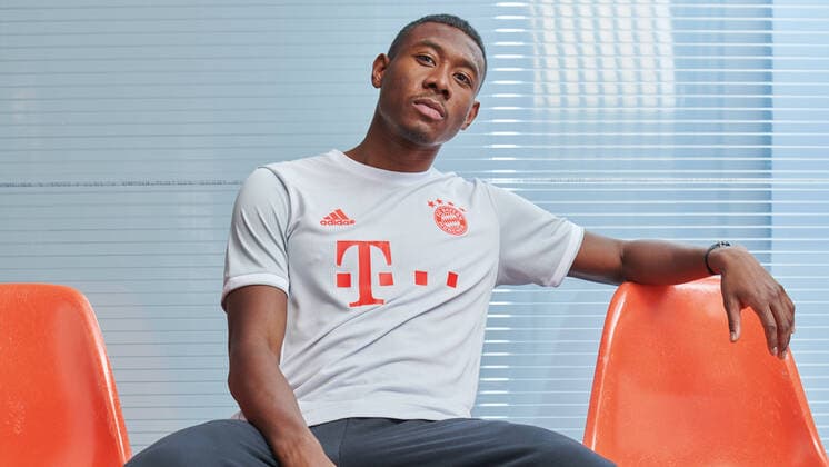 FC Bayern Munich Presentation of the away jersey for the 2020 season 2021 David Alaba